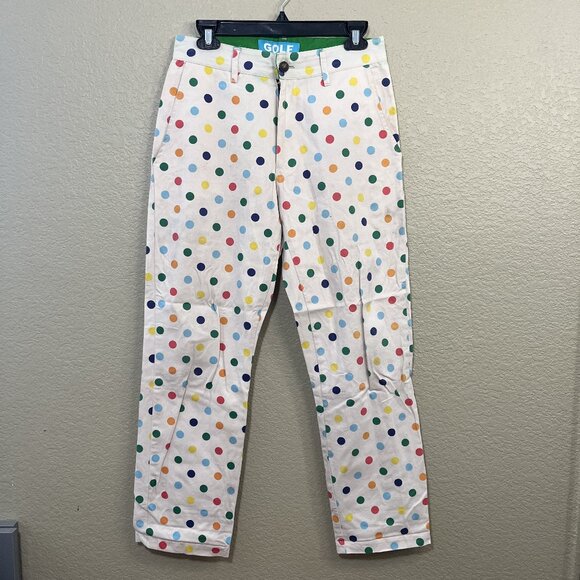 Golf Wang Polka Dot Chino Pants Size 28 - Picture 1 of 10
